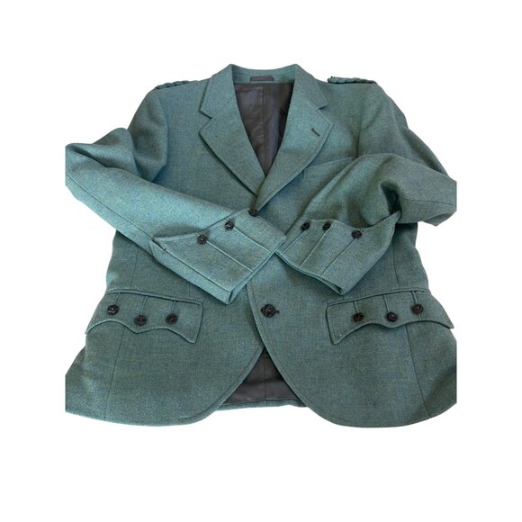 Vintage  Highland Crafts Royal Mile Scotland Purple Kilt & Day Jacket - Picture 15 of 16